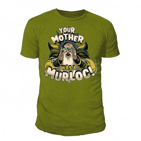 Hearthstone Murloc T-Shirt Herren Oliv