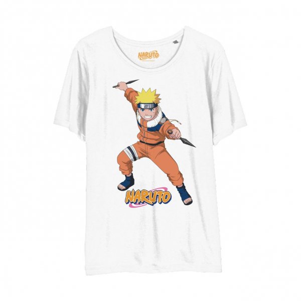 Naruto Shippuden Damen T-Shirt Weiss Anime