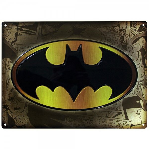Batman Logo Blechschild