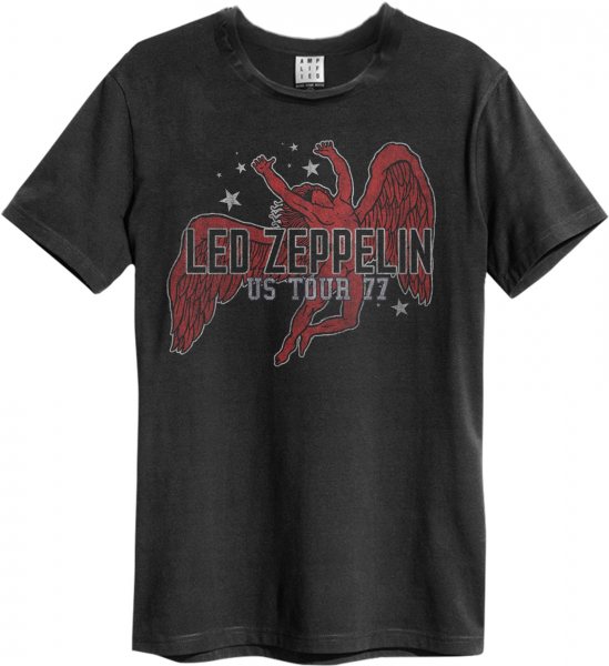 Amplified Led Zeppelin US Tour 77 Logo T-Shirt
