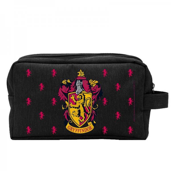 Harry Potter Gryffindor Logo Waschtasche Kulturtasche Schwarz