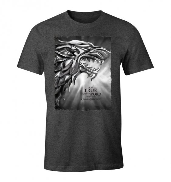 Game of Thrones Stark Chrom Logo Herren T-Shirt