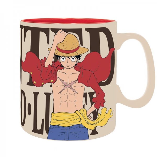 One Piece Wanted Luffy Ruffy XXL Tasse