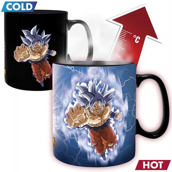 Dragonball Goku vs Jiren Thermoeffekt Tasse im Geschenkkarton 460 ml