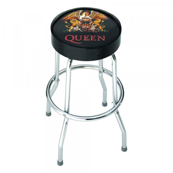 Queen Crest Logo Barhocker