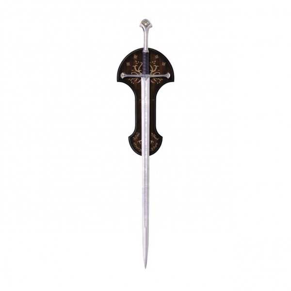 Herr der Ringe Anduril Schwert Klinge Replik United Cutlery Wandhalterung