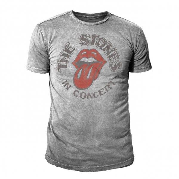 Rolling Stones In Concert T-Shirt Herren Grau